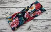 Kvinnor Cross Twisted Knot Printing Bohemian Hair Tillbehör Huvudband Bomull Tyg Turban Twist Head Wrap Kanin Öron Hårband FD6563