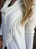 2018 New Fashion Women Autumn Casual Jacket Long Sleeve Knitted Fringe Tassel Cardigan Loose Sweater Outwear Winter Coat