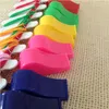 2880pcs / lot promotie kleurrijke plastic sport fluitje met lanyard 6 kleuren gemengde DHL FEDEX gratis verzending