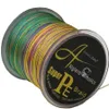 Lenza intrecciata PE multifilamento giapponese Super Strong Premium 500M 10-100LB 4 fili Lenza da pesca Treccia colore mlti