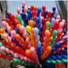 Tani!! Kolorowe balony ślubne owalne w kształcie festiwalu Ślubne Dekoracje ślubne Dekoracje Dzieci Balony Zabawki Obecne 100 szt