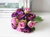 silk rose flowers 12 pieces Bridal Wedding Bouquets wedding table centre display roses Artificial Flowers Silk Rosefloyd rose body SF0201