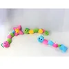 犬のおもちゃペットの子犬の噛み玩具Squeaker Squeaky Plush Soundカラフルなバグのおもちゃ3色ペットサウンドのおもちゃYC0064