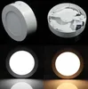No Cut ceiling 6w 12w 18w Surface mounted led downlight Square panel light SMD Ultra thin circle ceiling Down lamp AC110V 220V