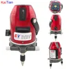 Nível de laser rotativo WholeKaiTian com função de inclinação externa Plugue Euro 635nM Nível de lazer 5 linhas 6 pontos autonivelantes cruzados Lin3134880