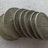Repubblica Centroamericana Un set di (1824-1842) 7 pezzi 8 reales moneta in argento copia Prezzo di fabbrica economico bella casa Accessori Monete d'argento