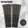 Nouvelles poignées de golf maruman Fil de carbone de haute qualité Fers de golf poignées couleurs noires au choix 9pcs / lot poignées de clubs de golf Livraison gratuite