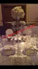 Holders 10 pcs/lot 29" gold &sliver 5 arm candelabra centerpiece with flower bowl for wedding decor