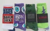 Personality harajuku terry socks stockings fashion men women sports socks underwear football socks colorful gifts