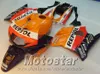 Carénages de moto pour HONDA CBR 600 1991 1992 1993 1994 F2 CBR600 91 - 94 kit de carénage en plastique REPSOL orange noir RP14