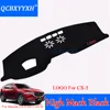 For Mazda CX-5 2017-2018 High/Low Mach Silicone Dashboard Mat Protective Interior Photophobism Pad Shade Cushion Car Styling