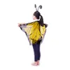 HOT Colorful butterflies cape 110 * 60cm capa traje de satén Halloween Cosplay Capes