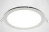 LED 패널 조명 크리어 LED 리 세스 된 Downlights 램프 샘플 컬러 박스 9W / 12W / 15W / 18W 따뜻한 / 자연 슈퍼 얇은 둥근 / 사각형 110-240V