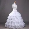 Gorący sprzedawanie w magazynie Cztery obręcze pięć warstw A-Line Petticoats Slip Bridal Crinoline dla Suknie Balowe Quinceanera / Wedding Sukienki CPA210