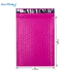 Groothandel- 10 stcs/175*228 mm/6x9inch Bruikbare ruimte Pink Poly Bubble Mailer Enveloppen Gevoteerde posttas Zelfafdichting