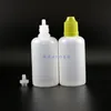 50 ml LDPE -plastdropparflaskor med barnsäkra mössor och spetsar Vapor Vape Squeezable Short Nipple 100 Pieces4297777