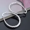 2015 nuovo design 925 orecchini a cerchio in argento moda gioielli classici per le ragazze spedizione gratuita