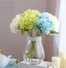 Kunstmatige Hydrangea hortensia Bloem Home Party Decoratieve bloemen Goede kwaliteit Zijde handgemaakte bloem SF018