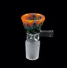 Tobacco Cigar Glass pipe bowl holder filter Slide bong water pipe USA color 14mm,19mm QYF-10