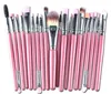 Makeupborstar 16 Färg Professionell Soft Cosmetics Maquiagem Makeup Brushes 20st / Set