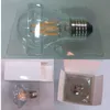 A60 LED żarówka 6W 8W LED E27 Global Clear Filament żarówki Lampa E27 / E14 / B22 110 V 220V