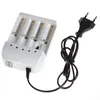 Laddare Wholesale Universal 4Slot gradvis justerbar USA (eller Storbritannien / EU) AC Plug Battery Charger billig laddare