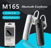 M165 Słuchawki Bluetooth Bezprzewodowy zestaw słuchawkowy Stereo Mini BT Głośnik Handfree Uniwersalny dla całego telefonu z Pakcage ZPG056