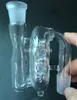 Tuyaux en nid d'abeille en verre filtre multicouche recycleur tourbillon percolateur cendrier fumer tuyau en verre Bong accessoires