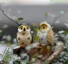 4pcs Miniature Owl DIY Craft Woodland Flower Planter Potted Garden Home Decoration fairy World Decoration2144302