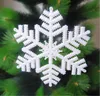 7 tums plast jul snöflinga ornament jul semester festival fest heminredning hängande dekorationer gratis frakt cn02