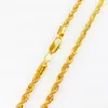 Chaîne personnalisée en or Rose jaune 5mm pour hommes et femmes, collier unisexe à maillons plats coupés, vente en gros 18 carats