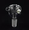 glazen kom dia gemengde kleuren roken rook waterpijp bong essen catcher bubbler gratis verzending groothandel 14mm en 19mm