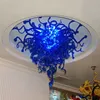 Lampen 100% mond geblazen borosilicaat glazen kroonluchters plafondlamp kunst elegante vorm opknoping murano hanger