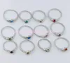 100 stks / partij Verzilverd Mix Stijl Rhinestone Crystal Rings Fit voor Bruiloft Verjaardag Graduation Party Mode-sieraden