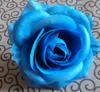 200PCS 9CM 12COLORS available artificial rose silk flower DIY wedding arch flowers wall flower bouquet kissing ball making