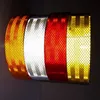 5cm*20m High Visibility Truck Car Motorcycle Van Traffic Signal Reflective Sticker Tape Adhesive Reflect White Red Warning Tapes