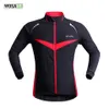 Wholesale-2015 New Professional Thermal Cycling Jacket Winter Running Sport Jacket Men Women High Quality WOSAWE 2 Colors BC266