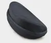 ジッパークラムハードケースブラックサングラスケースメガネポーチバッグ眼鏡カバーサングラス箱のプロトブルアイウェアケース50ピース/ロット送料無料