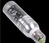 LED-Farbwechsel E27 E26 3W RGB-Lichter AC85-265V 16 Farben ändern Kristall-LED-Lampen Licht mit 24 Tasten Fernbedienung Kostenloser Versand