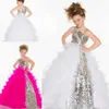 girls white glitz pageant dress