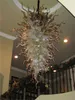 Modern Lamps Antique Blown Chandeliers Ornaments Foyer Art Decoration LED Saving Light Source Large Chandelier