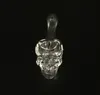 10 st Skull glaspipor Pyrex oljebrännare 2mm tjockt rör glas Vattenpipor Färgglada Pipe Oljerigg Bongs Vattenpipor för rökning