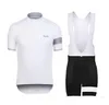 Sets Rapha Cycling Jerseys Sets Cool Bike Suit Bike Jersey Anti Bacteriën Cycling Short Sheeves Shirt Bib Shorts Mens Cycling Clothing