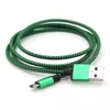 Typ C USB 3.1 dla S20, Note20 tkanina oplot nylonowy przewód Micro USB nieprzerwany metalowy przewód ładowarki do telefonu z systemem Android