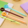 Stylos Gel Donuts mignons Kawaii, 0.38mm, joli stylo couleur bonbon pour enfants, papeterie cadeau fournitures scolaires, livraison gratuite G1188