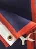 Оптовая цифровая печать индивидуальные флаг баннер летающий дизайн 4x4ft 100D полиэстер баннеры с 4 металлическими люверсами