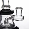 Szklany wieszak na paznokci szklane bongs fajki Dab Rigs Rigs Zlewki Prowerhead Bubbler Rury wodne z wysokiej jakości HQG033