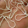 1000 pcs pure white Calabash Shape Safety Pin tag Pear Gourd Shape safety pin free shipping