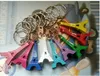 Более красочные Брелок для ключей Кольца Парижа Эйфелевой башни сувенирный брелок Свадебный подарок 500 шт / много