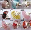 500pcs SILVER plated single CORE MURANO GLASS BEAD core never fall off stronger than double core